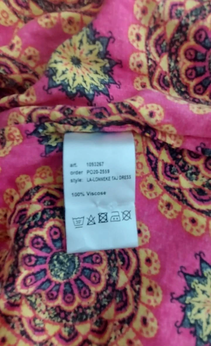 Vestido blanco y negro con estampado animal de FAME, talla 42 – photo 5